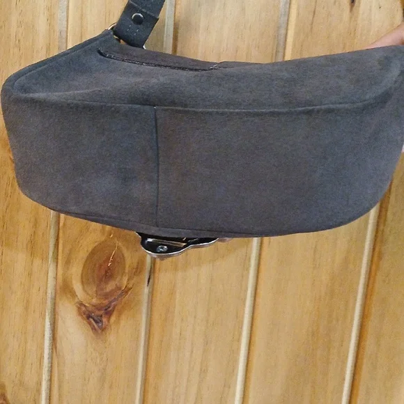 Vintage Smartaire Miss America Suede Purse - Picture 8 of 11